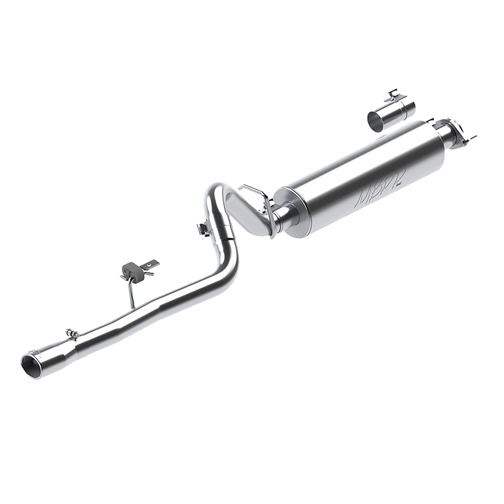 2.5 Inch Cat Back Exhaust System Single For 86-00 Cherokee 2.5L 87-01 Cherokee 4.0L Aluminized Steel MBRP