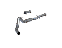 Cargar imagen en el visor de la galería, 4 Inch Cat Back Exhaust System For 01-05 Silverado/Sierra 2500/3500 Duramax Ext/Crew Cab Single Side MBRP