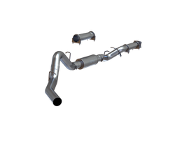 4 Inch Cat Back Exhaust System For 01-05 Silverado/Sierra 2500/3500 Duramax Ext/Crew Cab Single Side MBRP