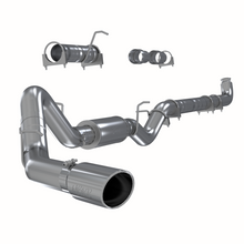 Cargar imagen en el visor de la galería, 4 Inch Single Side Exhaust Pipe T409 Stainless Steel For 01-07 Silverado/Sierra 2500/3500 Duramax Extended/Crew Cab MBRP
