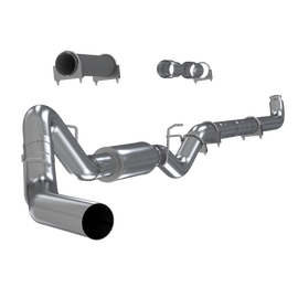 4 Inch Single Side Aluminized Steel No Muffler For 01-07 Silverado/Sierra 2500/3500 Duramax Classic Extended/Crew Cab MBRP