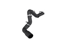 Cargar imagen en el visor de la galería, 20-25 Silverado/Sierra 2500/3500 Armor BLK Black Coated Aluminized Steel 4 Inch Filter Back Single Side Exit Exhaust System MBRP