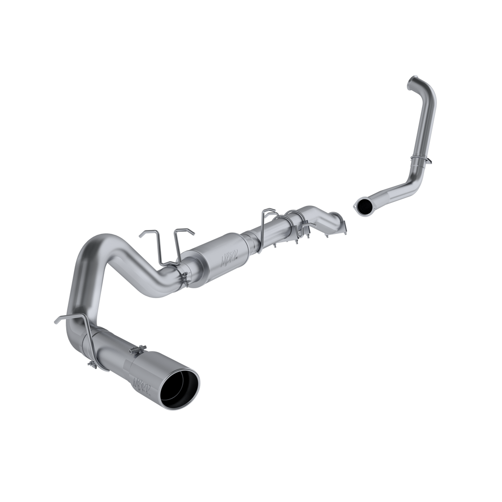 4 Inch Turbo Back Single Side Stock Cat Exit Aluminized Steel For 03-07 Ford F-250/350 6.0L Extended Cab/Crew Cab MBRP