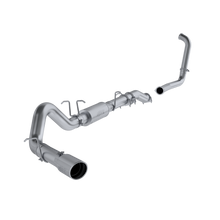 Load image into Gallery viewer, 4 Inch Turbo Back Single Side Stock Cat Exit Aluminized Steel For 03-07 Ford F-250/350 6.0L Extended Cab/Crew Cab MBRP