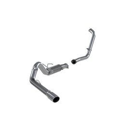 4 Inch Turbo Back Single Side Stock Cat Exit Aluminized Steel For 03-05 Ford Excursion 6.0L MBRP