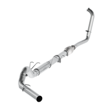 Load image into Gallery viewer, 5 Inch Turbo Back Stock Cat Single Side Exit Aluminized Steel For 03-07 Ford F-250/350 6.0L, Extended Cab/Crew Cab MBRP
