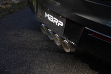 Cargar imagen en el visor de la galería, 14-19 Chevrolet Corvette C7 6.2L, Armor Pro 3-Inch Axle-Back Dual Split Rear Quad Outlet with Carbon Fiber Tips, Active MBRP