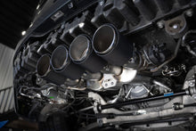 Cargar imagen en el visor de la galería, 14-19 Chevrolet Corvette C7 6.2L, Armor Pro 3-Inch Axle-Back Dual Split Rear Quad Outlet with Carbon Fiber Tips, Active MBRP