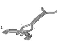 Load image into Gallery viewer, Camaro 3 Inch Cat Back Exhaust System Dual With Quad Tips Armor Plus Series For 16-24 Chevrolet Camaro Coupe Only MBRP