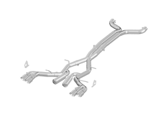 Cargar imagen en el visor de la galería, 3 Inch Dual Cat Back Exhaust System Quad Tips T409 Stainless Steel Race Version For 16-24 Chevrolet Camaro, V8 6.2L 6 Speed Coupe Only 17-24 Chevrolet Camaro ZL1- Coupe Only MBRP