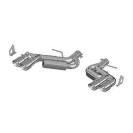 3 Inch Dual Axle Back Quad Tips For 16-24 Camaro SS V8 6.2L 17-24 Camaro ZL1 T409 Stainless Steel MBRP
