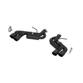 3 Inch Dual Axle Back Quad Tips Armor BLK For 16-24 Chevrolet Camaro SS V8 6.2L 17-24 Chevrolet Camaro ZL1 MBRP