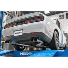 Cargar imagen en el visor de la galería, 2015-2016 Dodge Challenger Aluminized Steel 3 Inch Dual Rear Cat-Back Quad Tips (Race Version) Exhaust System MBRP