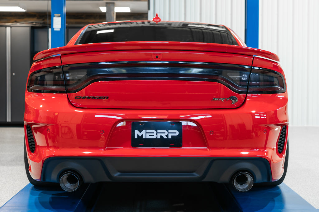 Aluminized Steel 3.0 Inch Cat-Back Dual Rear Race Profile with Dual Tips 15-23 Dodge Charger MBRP