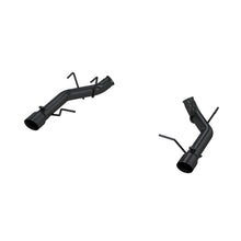 Cargar imagen en el visor de la galería, 3 Inch Dual Axle Back Muffler Bypass For 11-14 Ford Mustang GT 5.0L Black Coated MBRP