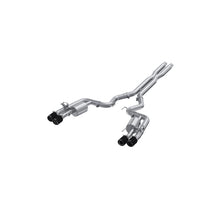 Cargar imagen en el visor de la galería, 24-Up Ford Mustang GT S650 5.0L 3 Inch Cat-Back Exhaust System, Armor Pro T304 Stainless Steel Quad Rear Exit With Carbon Fiber Tips, Active, MBRP