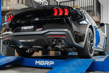 Cargar imagen en el visor de la galería, 24-Up Ford Mustang GT S650 5.0L 3 Inch Cat-Back Exhaust System, Armor Pro T304 Stainless Steel Quad Rear Exit With Carbon Fiber Tips, Active, MBRP