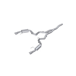 3 Inch Cat Back Exhaust System For 15-Up Ford Mustang 2.3 EcoBoost and 19-Up Ford Mustang 2.3L EcoBoost Dual Split Rear Street Version 4.5 Inch Tips T409 Stainless Steel MBRP