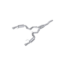 Cargar imagen en el visor de la galería, 3 Inch Cat Back Exhaust System For 15-Up Ford Mustang 2.3 EcoBoost and 19-Up Ford Mustang 2.3L EcoBoost Dual Split Rear Street Version 4.5 Inch Tips Aluminized Steel MBRP