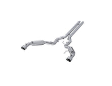 Load image into Gallery viewer, 3 Inch Cat Back Exhaust System Dual Split Rear For 15-17 Ford Mustang GT 5.0 Coupe Only Race Version 4.5 Inch Tips Aluminized Steel MBRP