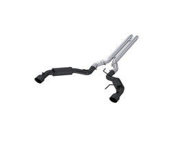 3 Inch Cat Back Exhaust System Dual Split Rear Race Version 4.5 Inch Tips For 15-17 Ford Mustang GT 5.0 Coupe Only Armor BLK MBRP