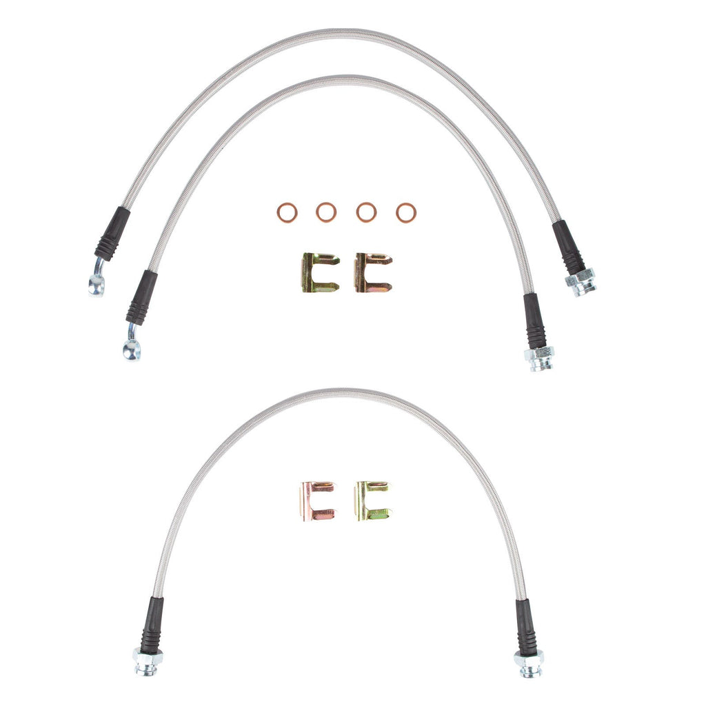Samurai 3 Line Brake Line Kit 88.5-95 - 21 Inch Long Low Range Offroad
