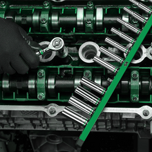 Load image into Gallery viewer, SK Tools 1/4" Drive 12 Pce Metric Deep Chrome Socket Set | SK01345