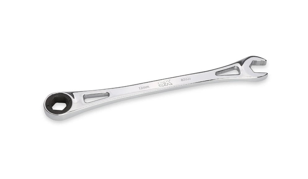 SK Tools 12 Piece Metric X-Frame Combination Ratcheting Wrench Set | SK80019