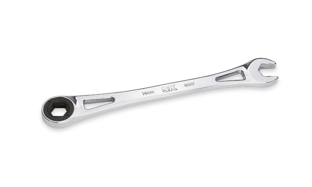 SK Tools 12 Piece Metric X-Frame Combination Ratcheting Wrench Set | SK80019