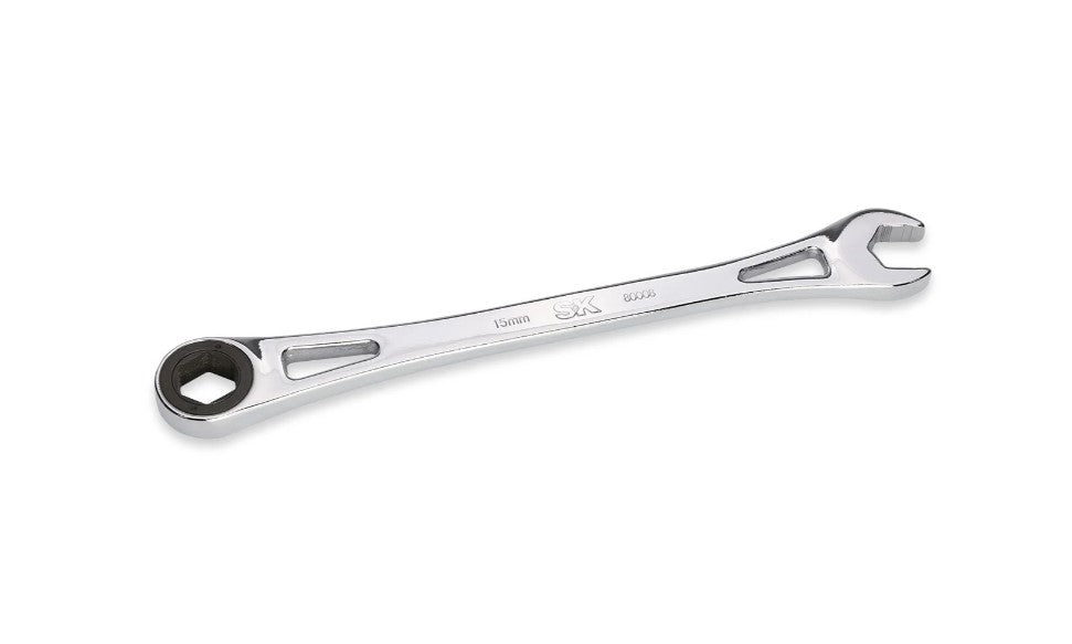 SK Tools 12 Piece Metric X-Frame Combination Ratcheting Wrench Set | SK80019