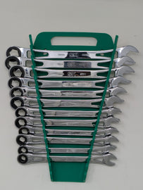 SK Tools 12 Piece Metric X-Frame Combination Ratcheting Wrench Set | SK80019