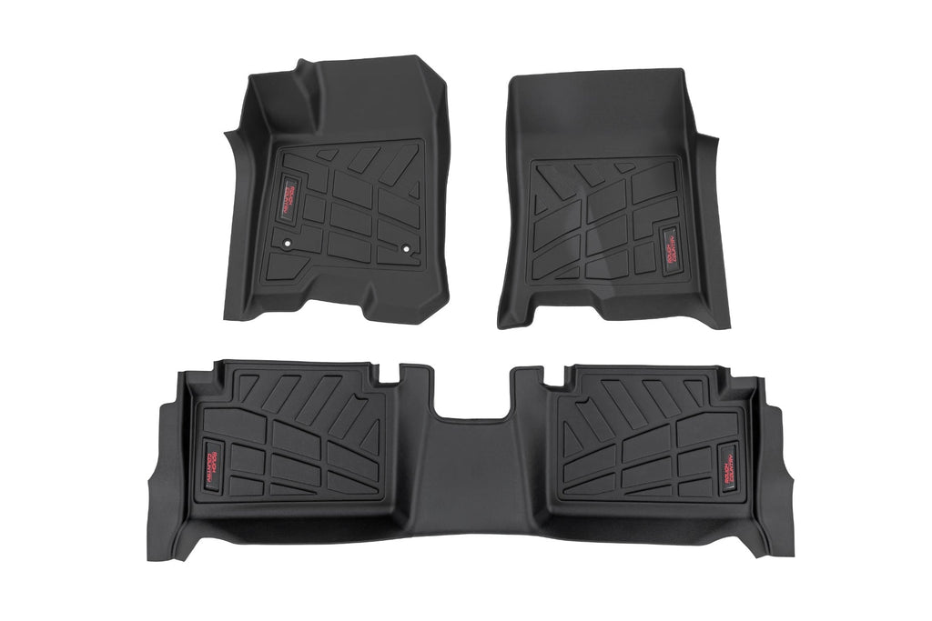 Sure-Fit Floor Mats Front & Rear Chevy/GMC Canyon/Colorado 2WD/4WD (23-26) Rough Country