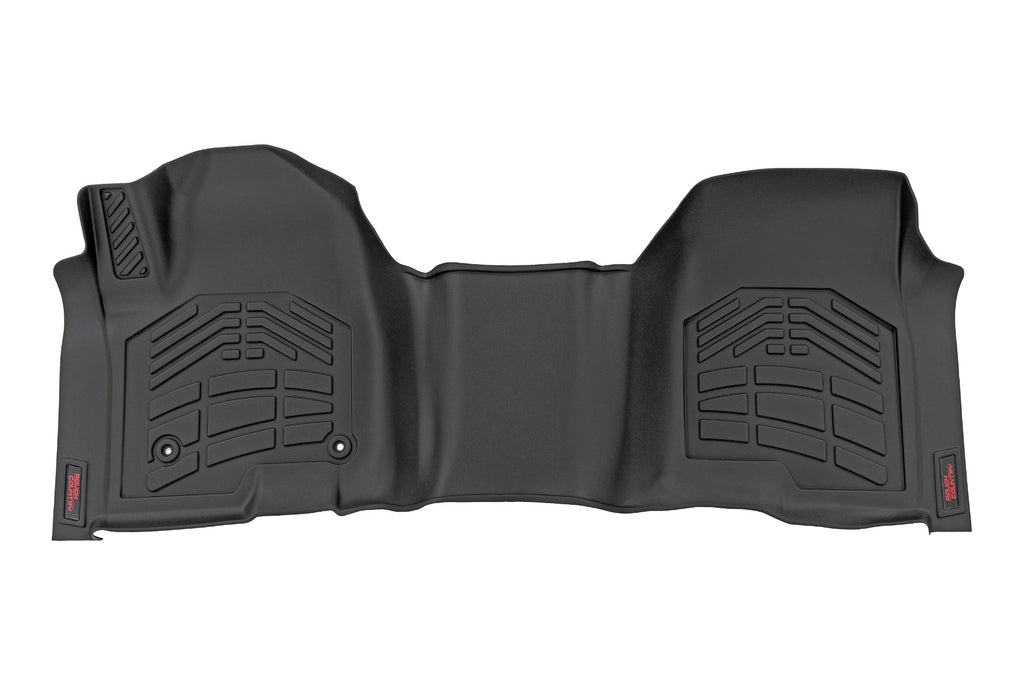 Sure-Fit Floor Mats Front Over Hump Crew Silverado/Sierra 1500/2500HD/3500HD (19-26) Rough Country
