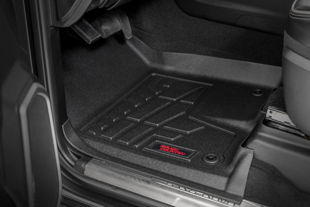 Sure-Fit Floor Mats Front & Rear Bucket Crew Ram 2500/3500 (19-26) Rough Country