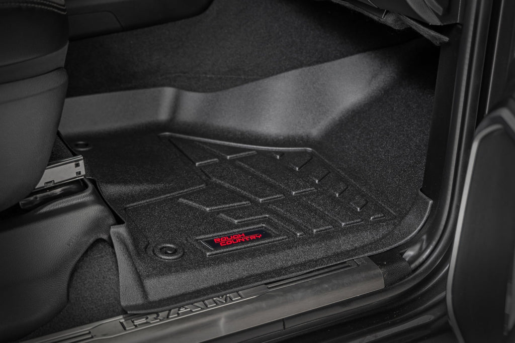 Sure-Fit Floor Mats Front & Rear Bucket Crew Ram 2500/3500 (19-26) Rough Country
