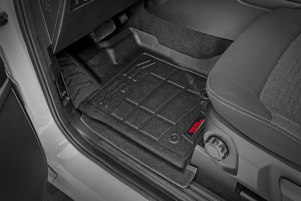 Sure-Fit Floor Mats Front & Rear Crew Ford Ranger 2WD/4WD (2024-2026) Rough Country