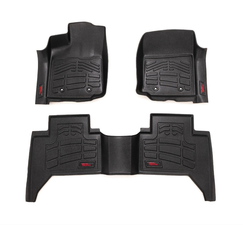 Sure-Fit Floor Mats FR & RR Toyota Tacoma 2WD/4WD (2016-2023) Rough Country