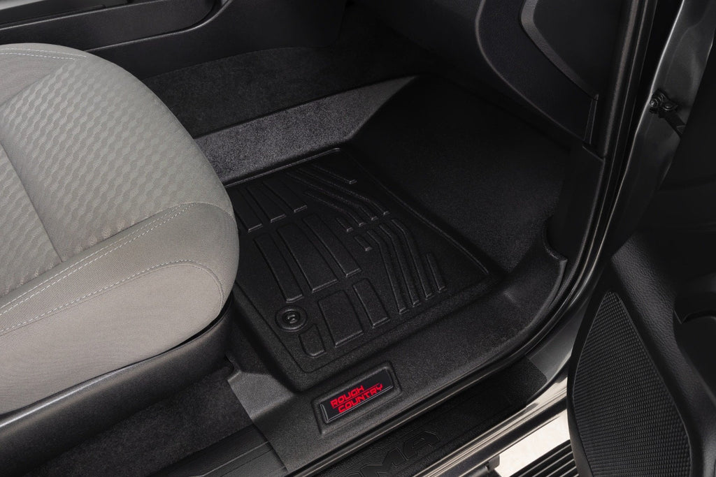 Sure-Fit Floor Mats FR & RR Toyota Tacoma 2WD/4WD (2016-2023) Rough Country