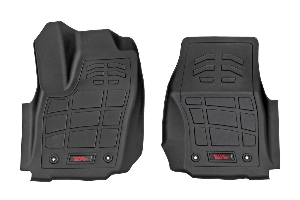 Sure-Fit Floor Mats Front Double Cab Toyota Tacoma 2WD/4WD (2024-2026) Rough Country
