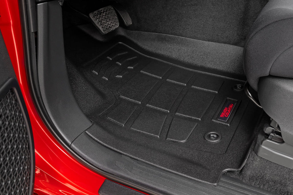 Sure-Fit Floor Mats Front Double Cab TRD Pro Toyota Tacoma 2WD/4WD (2024-2026) Rough Country