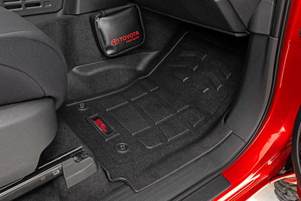 Sure-Fit Floor Mats Front & Rear Double Cab Toyota Tacoma (24-26) Rough Country
