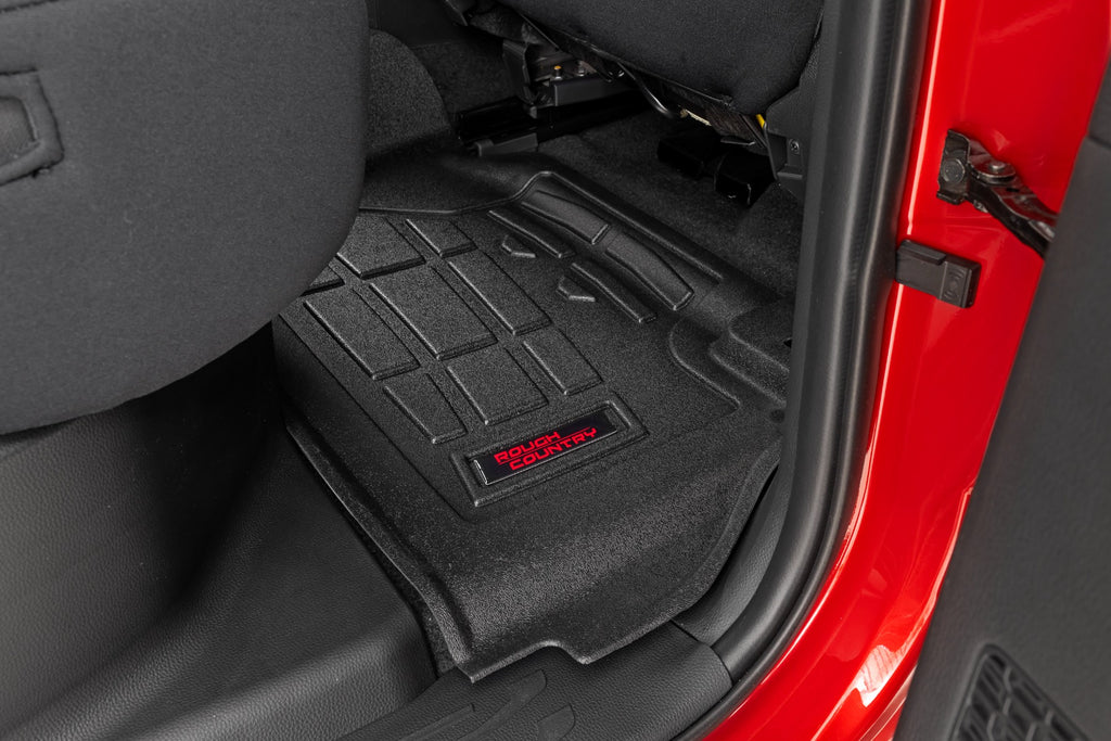 Sure-Fit Floor Mats Front & Rear Double Cab Toyota Tacoma (24-26) Rough Country