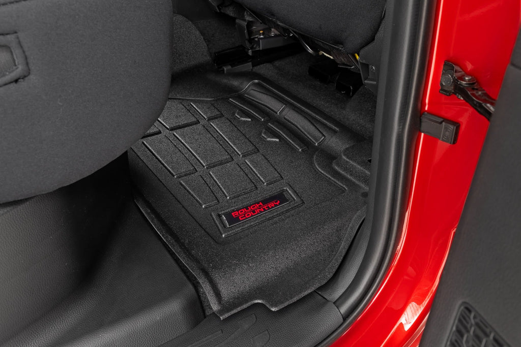 Sure-Fit Floor Mats Front & Rear TRD PRO Double Cab Toyota Tacoma (24-26) Rough Country