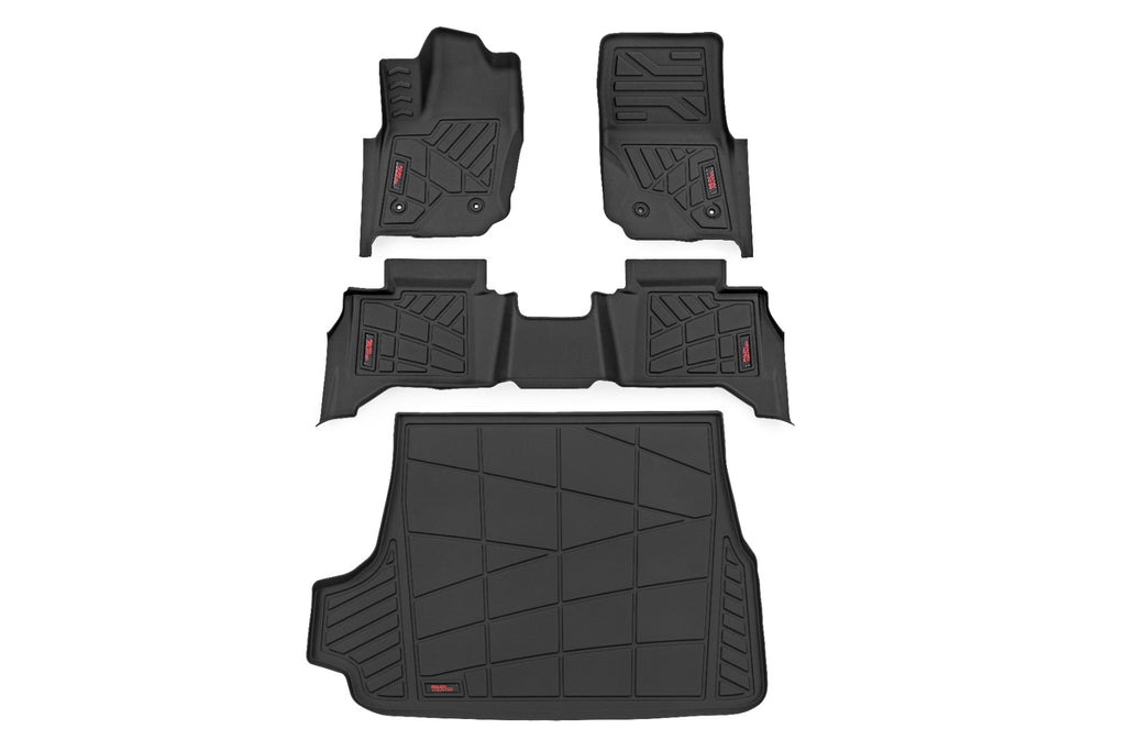 Sure-Fit Floor Mats Front & Rear & Cargo Mat Toyota 4Runner (25-26) Rough Country