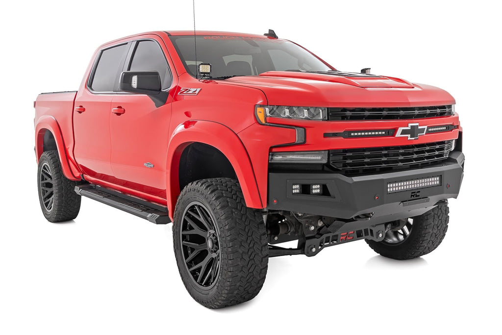 HD2 Aluminum Running Boards Crew Cab Silverado/Sierra 1500/2500HD/3500HD (19-26) Rough Country