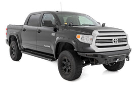 HD2 Aluminum Running Boards Crewmax Cab Toyota Tundra 2WD/4WD (2007-2021) Rough Country