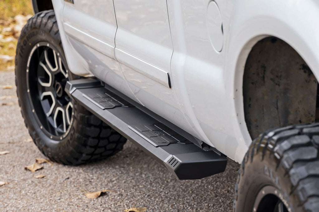 HD2 Aluminum Running Boards Super Crew Cab Ford F-250/F-350 Super Duty (99-16) Rough Country