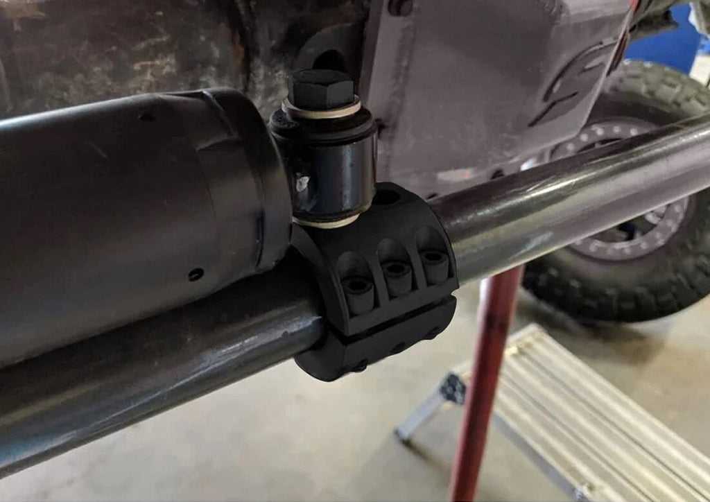 4 Wheeling Plus Universal Tie Rod Mounting Clamp 1-5/8 in. I.D. | For Attaching Steering Stabilizer