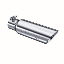 Cargar imagen en el visor de la galería, Exhaust Tail Pipe Tip 3 1/2 Inch O.D. Dual Wall Angled 2 1/2 Inch Inlet 12 Inch Length T304 Stainless Steel MBRP