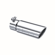 Load image into Gallery viewer, Exhaust Tip 3 1/2 Inch O.D. Angled Rolled End 3 Inch Inlet 10 Inch Length T304 Stainless Steel MBRP